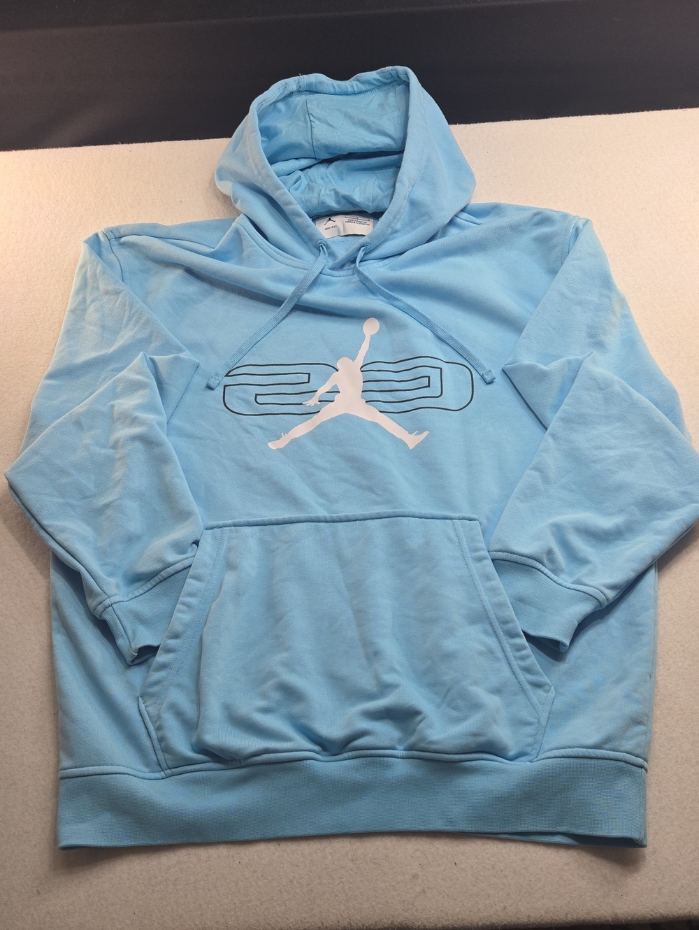 Jordon Sport Crossover Men's Fleece Pullover Hoodie in Blue Chill HQ8694-467